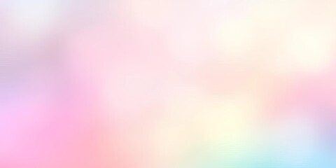 Wall Mural - Soft, hazy rainbow gradient backdrop, ethereal and calming,  vibrant,  calm