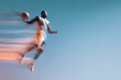 © Nico Vincentini - Dynamic Basketball Dunk Mid-Air with Abstract Motion Blur