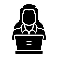 Wall Mural - Laptop Icon