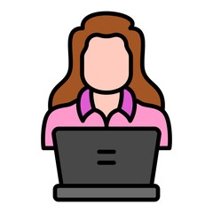 Wall Mural - Laptop Icon