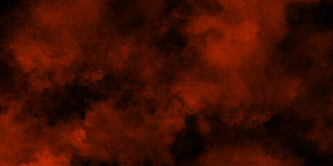 Wall Mural - Abstract smoke texture design. Fire flames background. Misty texture overlay on black. Fog smoke mist steam. Red powder explosion on black background. 