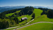 Ausblick vom Pfänder über Bregenz und die Alpen