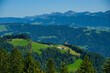 Ausblick vom Pfänder über Bregenz und die Alpen