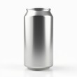 © Sayeda - 3D render of soda can mockup, metallic texture, isolated on white background, realistic lighting