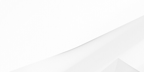 Wall Mural - elegant abstract background with subtle grey lines and flowing geometric patterns on a clean white c