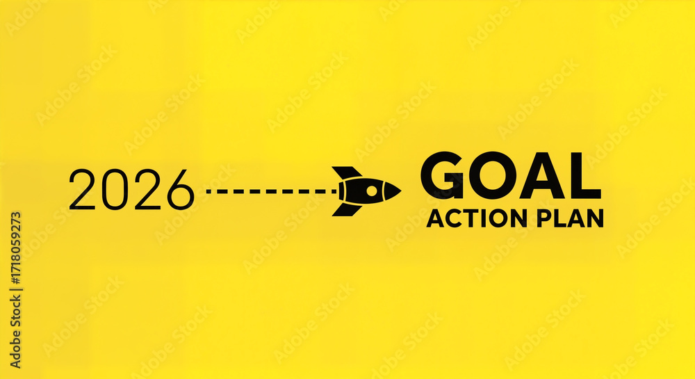 2026 Goal Action Plan: Roadmap to Success and Growth Stock Photo ...