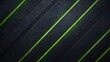 © nur - Diagonal dark gray stripes are accented by vibrant lime green lines creating a striking visual effect.