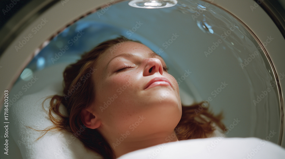 Hyperbaric oxygen therapy for wound healing and life longevity. Person ...