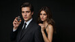 © ANDREY PROFOTO - Fragrance advertisement portrait of elegant couple