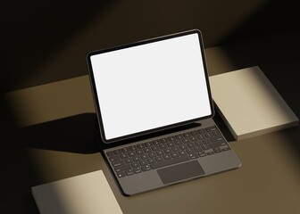 Wall Mural - Responsive Web Design and website Mockup, Devices Mock up, Smartphone desktop tablet laptop template Mockup