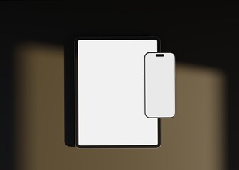 Wall Mural - Responsive Web Design and website Mockup, Devices Mock up, Smartphone desktop tablet laptop template Mockup