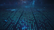 © BAPJAN IT - Abstract digital background with binary code. Information technology concept. Big data and data processing concept. Artificial intelligence