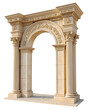 © Samoresh - Classic antique gate with pillars or column arch isolated on white or transparent background