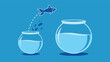 © RABBI - Think big and ambitious. The fish jumped from the small fish bowl to the big fish bowl