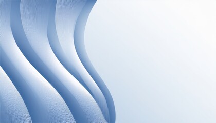 Wall Mural - flowing soft blue abstract waves with subtle texture for modern wallpaper or commercial design background