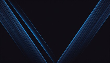 Wall Mural - abstract blue lines flowing across dark background creating dynamic light patterns for commercial use, wallpapers, or editorial designs