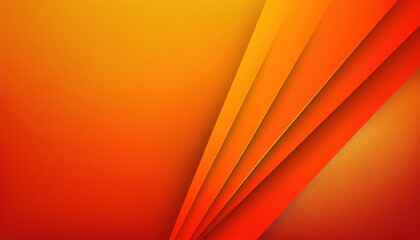 Wall Mural - vibrant orange and yellow paper layers with smooth texture and gradient for modern abstract design background, perfect for web or print use
