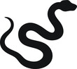 © rahul - Anaconda Silhouette vector icon on white background..eps