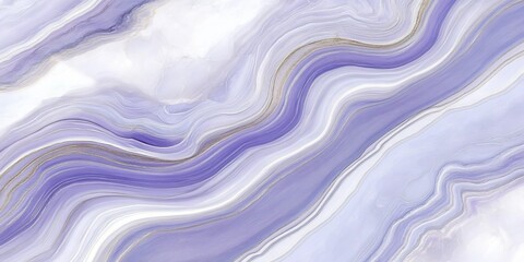 Wall Mural - Elegant Abstract Marble Texture in Soft Lavender and Gray with Flowing Swirls and Unique Patterns