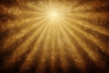 Wall Mural - Abstract Light Burst with Soft Focus and Bokeh Effect Creating Warmth for Visuals and Backgrounds