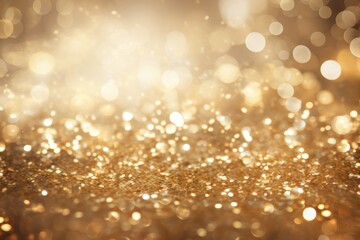 Wall Mural - Blur pale gold glittery background backgrounds light illuminated.