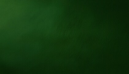Wall Mural - deep green textured surface with flowing diagonal ridges creating organic wave patterns perfect for modern wallpaper or minimalist banner background