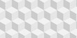 © haven lklkj11 - Structure white block box cube seamless pattern grid vintage surface triangle web monochrome square texture white overlap cubic background.