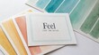 © Salem - Inspirational Feel Every Tone Matters Card with Watercolor Swatches