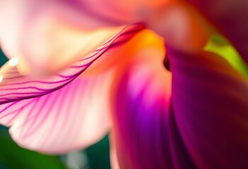 Wall Mural - Dreamlike, out-of-focus iris, swirling colors, ethereal glow,  surreal,  light
