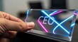 © tonstock - CEO leadership executive business leader inspire through modern glass design glowing neon light and vibrant career success concepts
