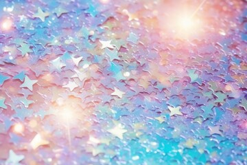 Wall Mural - Star texture glitter backgrounds illuminated.