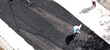 Ankara, Türkiye, September 23, 2025, municipality asphalting the road, infrastructure work