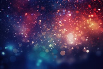 Wall Mural - Galaxy bokeh effect background light backgrounds astronomy.