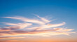 © jack - Blue Sky with Cirrus Clouds at Sunset