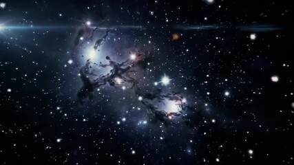 Cosmic nebulae in deep space