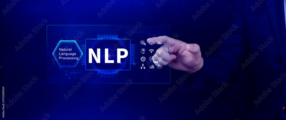NLP concept, natural language processing, neural network, nlp coaching ...