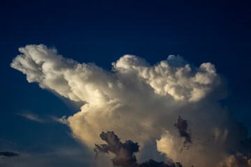 Wall Mural - Cloudscape, Colored Clouds at Sunset