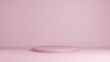 © Oussdesigns - sale podium, pink stage to show your produce in studio and display in showroom, Special offer composition concept