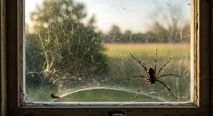 spider on the web