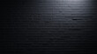 © Alpaca - matte. Textured black brick wall in a panoramic wide view, featuring a matte surface with subtle variations. real-estate listings.