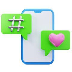 Mobile Hashtag Chat