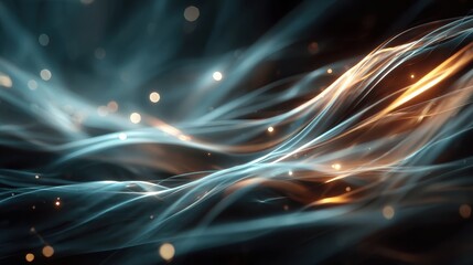 Wall Mural - Abstract Background with Overlapping Layers of Light and Color