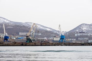 Wall Mural - petropavlovsk-kamchatsky port from avacha bay o