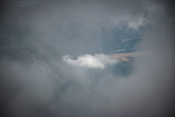 Wall Mural - smoke from the water