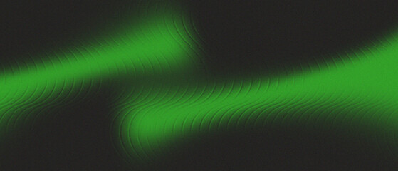 Wall Mural - Dark abstract green light wave background with smooth glowing texture and futuristic neon effect. Modern digital design perfect for wallpaper, technology, and creative art projects.