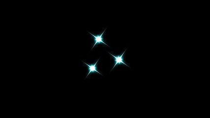 Wall Mural - Twinkle star glitter, blinking cartoon sparkle, shining vector doodle stars, glowing flash effect, retro twinkling light animation, transparent black screen overlay motion, shimmer sparkle. 4K