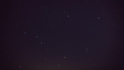 Wall Mural - Milky Way star-trails and dark skies. Time-lapse video.