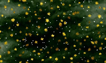 Wall Mural - christmas background with stars