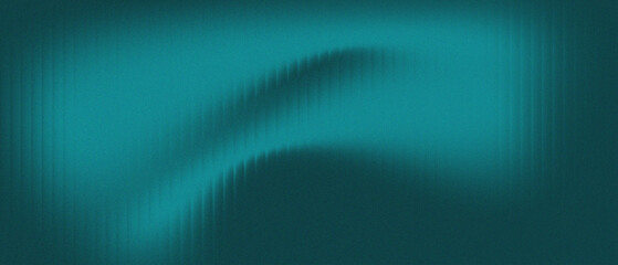 Wall Mural - Abstract teal background with glowing wave effect and smooth gradient light. Futuristic digital texture for web, design, and creative projects. Modern luminous flowing pattern.