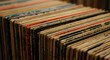 © Denys - Collection of vintage vinyl records, perfect for music lovers and retro design projects